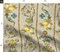Yellow Teal Floral Gold Large Scale Hand Drawn Lemons Italian Florentine Botanical Fruit Directional Custom Printed Fabric by Spoonflower Various Fabrics by the Yard or Fat Quarter